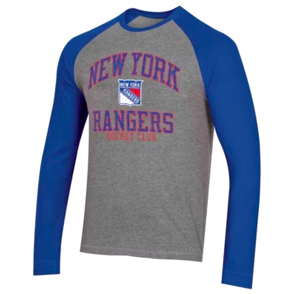 Like New! NHL Officially Licensed New York Rangers Hockey Long Sleeve Tee - Picture 1 of 6